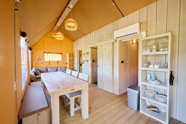 Glamping met airco comfort