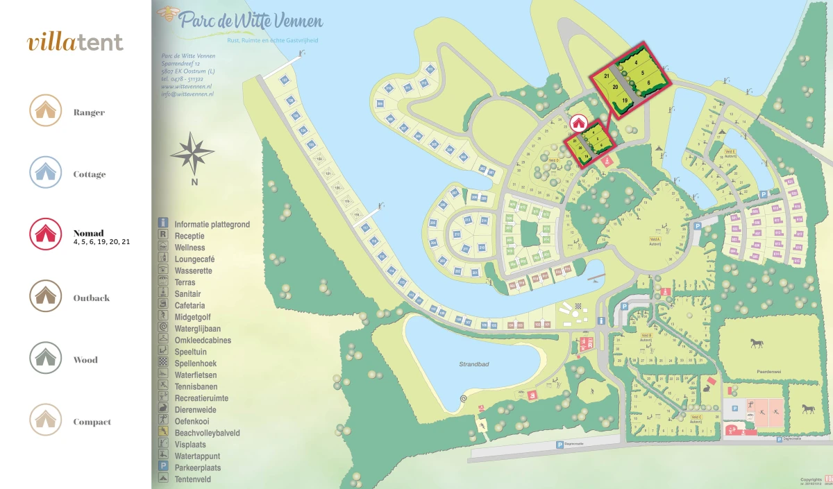 Villatent-Plattegrond-Parc de Witte Vennen-2025 Villatent-Plattegrond-Parc de Witte Vennen-2025