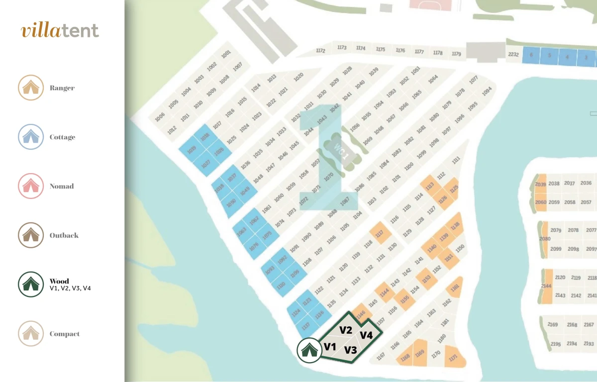 Villatent-Plattegrond- Camping Nautic Almata- 2025 Villatent-Plattegrond- Camping Nautic Almata- 2025